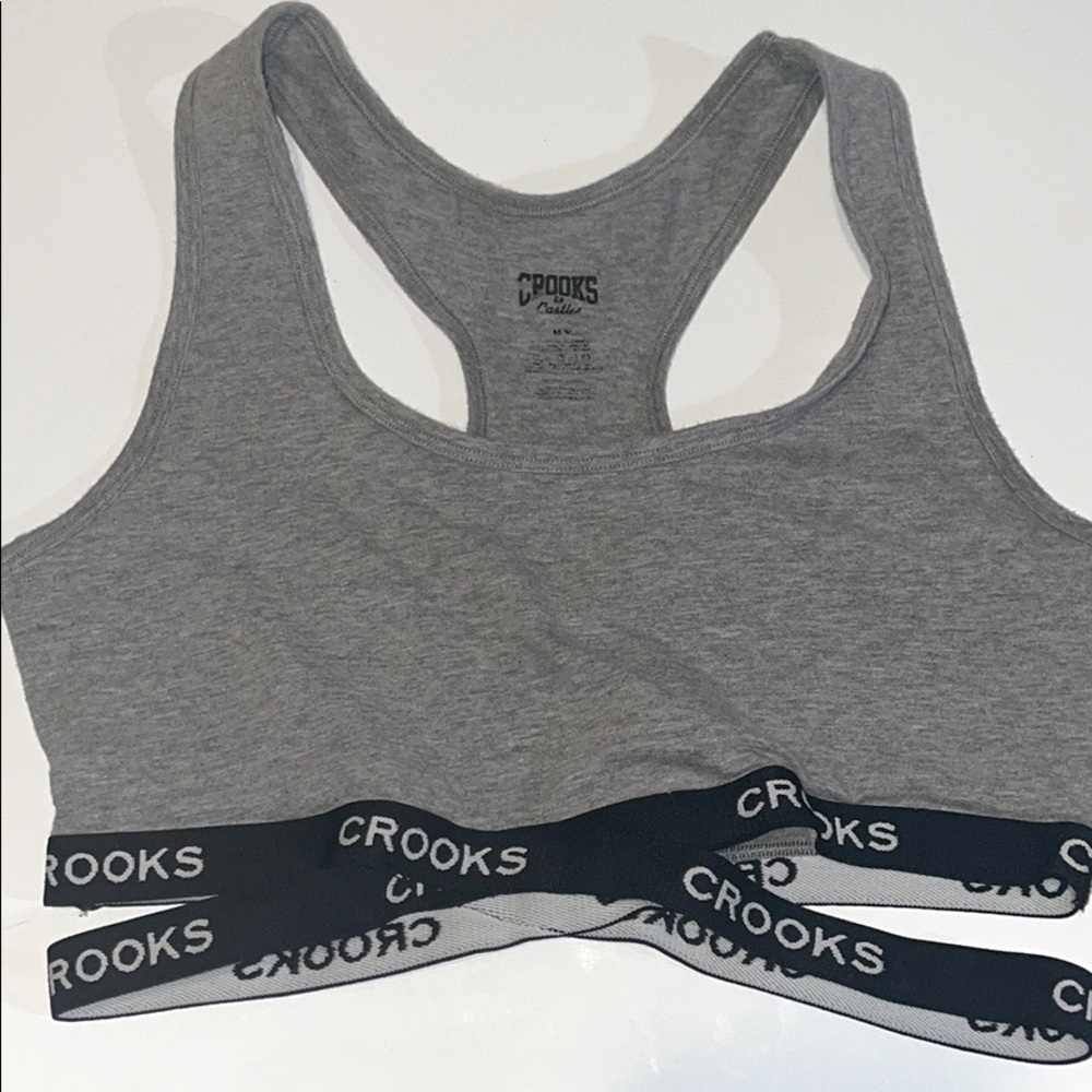 CROOKS AND CASTLES SPORTS BRA